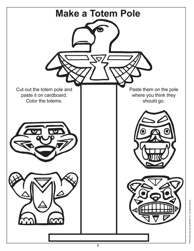 160 Totem Poles Ideas | Totem, Totem Pole, Native American Art regarding Free Printable Totem Pole Patterns