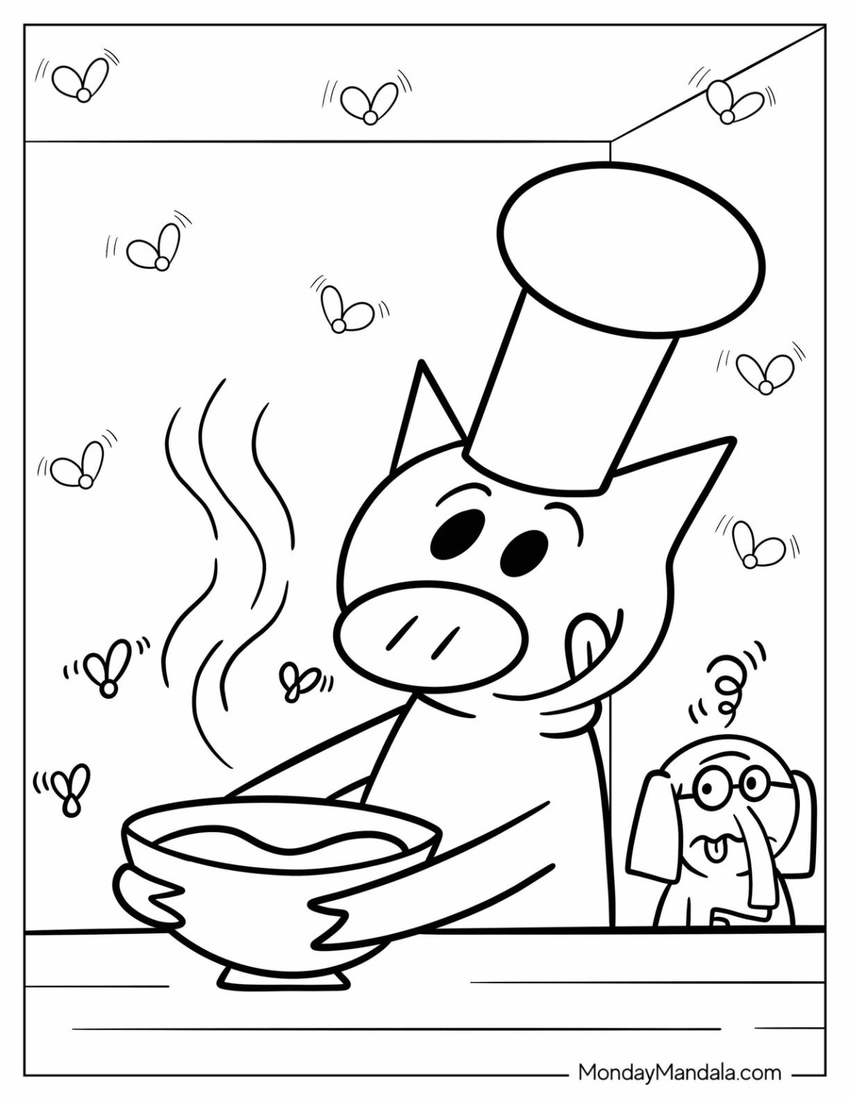 20 Elephant &amp;amp; Piggie Coloring Pages (Free Pdf Printables) throughout Elephant and Piggie Free Printables
