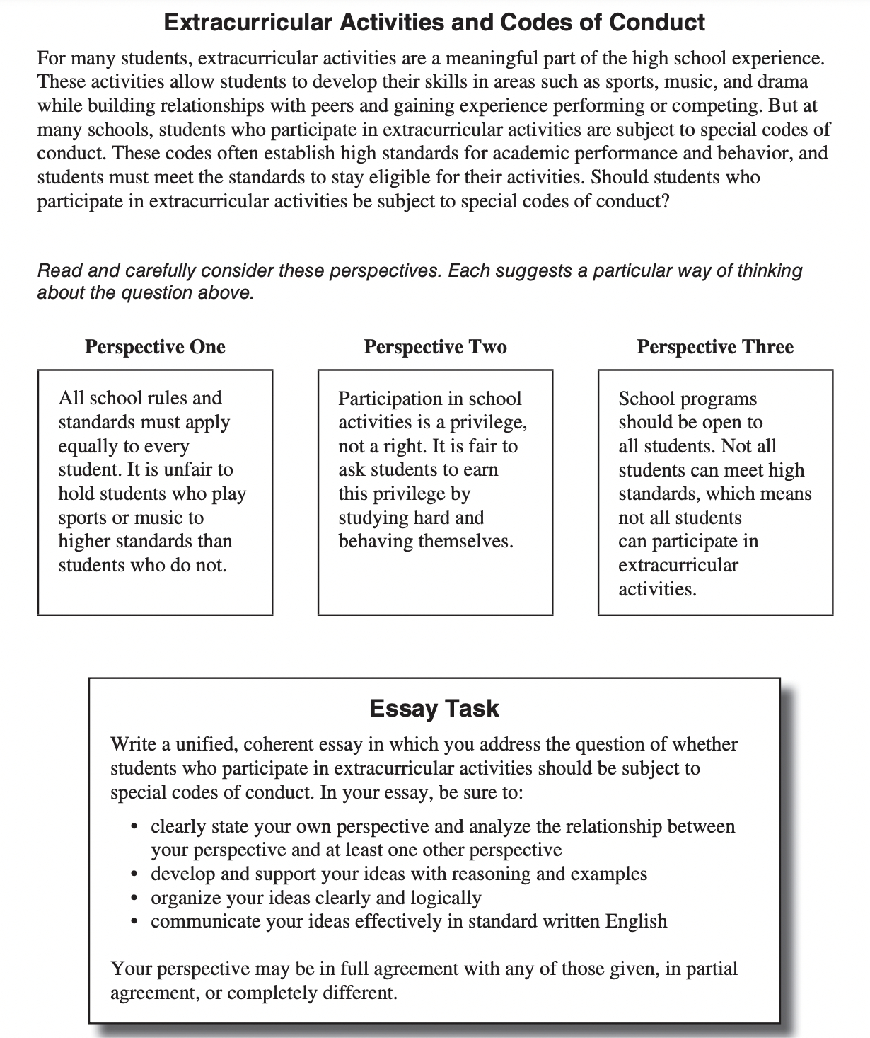 2021-22 Act Writing Practice Test Pdf + Sample Essays | Piqosity in Free Printable Act Practice Questions