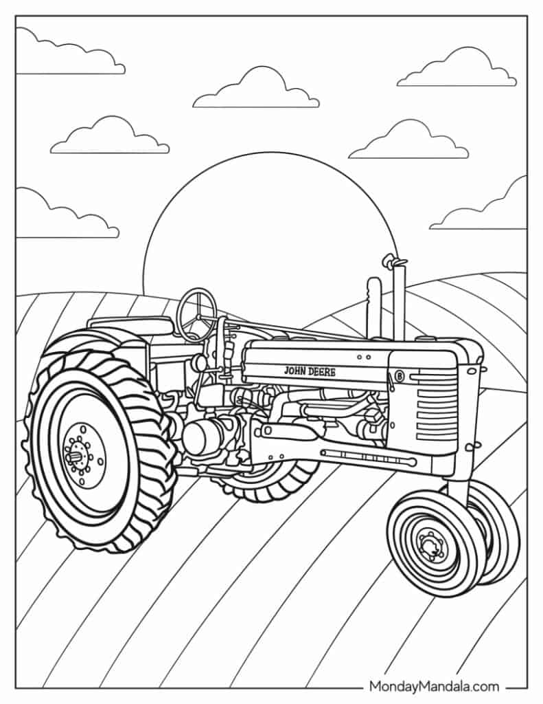 22 John Deere Coloring Pages (Free Pdf Printables) with regard to Free John Deere Printables