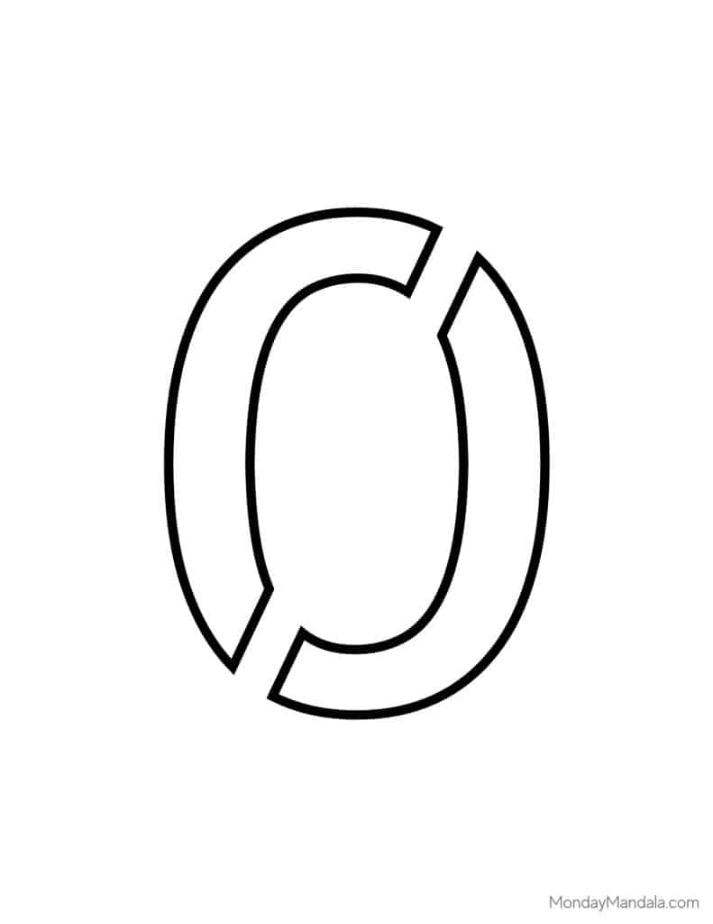 250 Letter &amp;amp; Number Stencils (Free Pdf Printables) for Free Printable Apostrophe Stencil