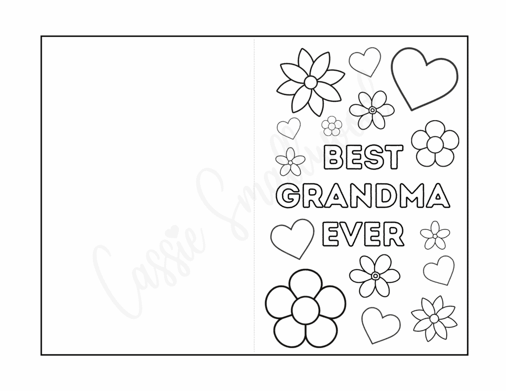 26 Unique Printable Mother&amp;#039;S Day Cards To Color {Pdf} - Cassie within Free Printable Mothers Day Cards For Grandma To Color