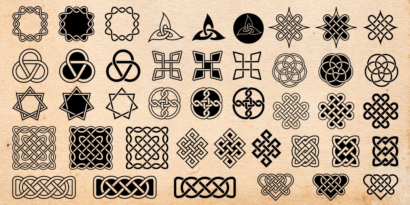 270+ Vector Celtic Knot Designs Pack | Bypeople for Free Printable Celtic Knot Patterns