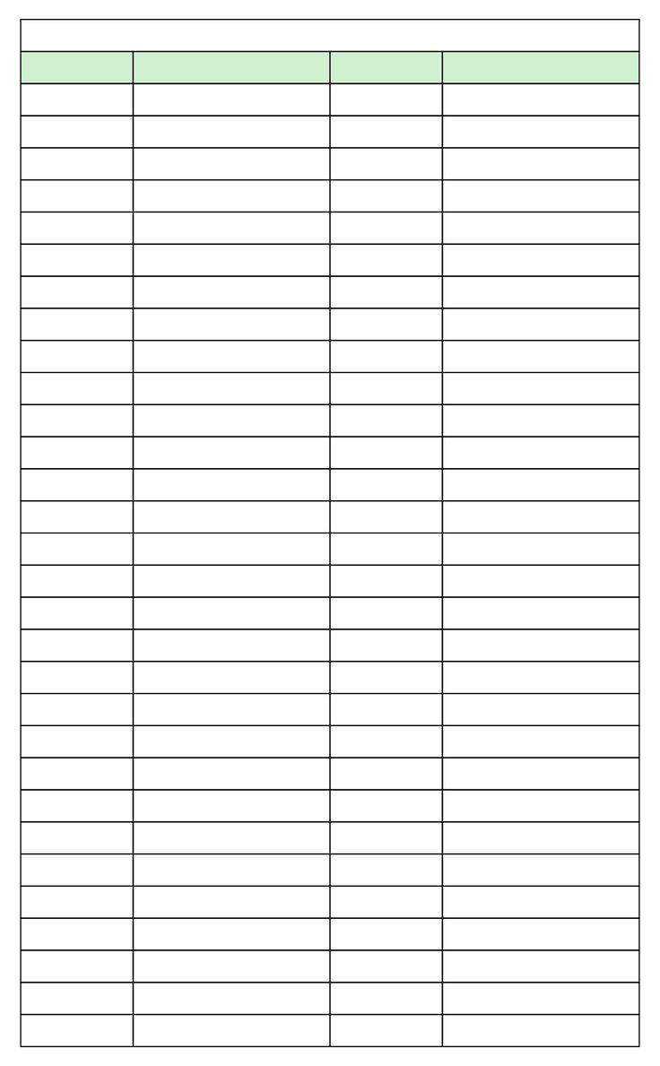 3 Column Chart Templates - 10 Free Pdf Printables | Printablee with Free Printable Column Templates
