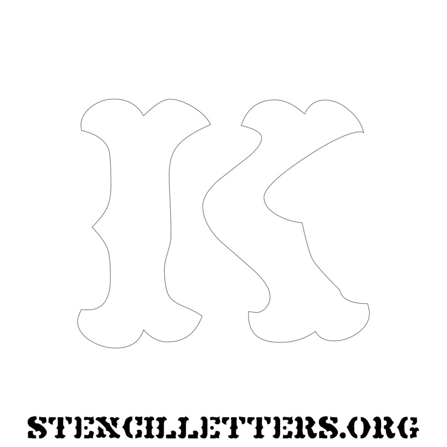 3 Inch Free Printable Individual 207 Old Western Uppercase Letter with regard to Free Printable Old Western Alphabet Stencils Templates