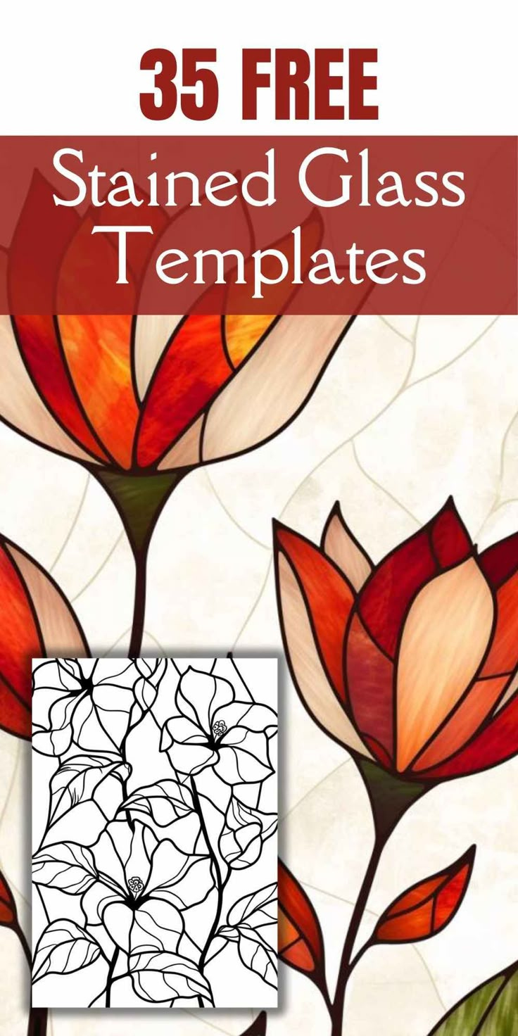 35 Free Printable Stained Glass Patterns! intended for Free Printable Faux Stained Glass Patterns