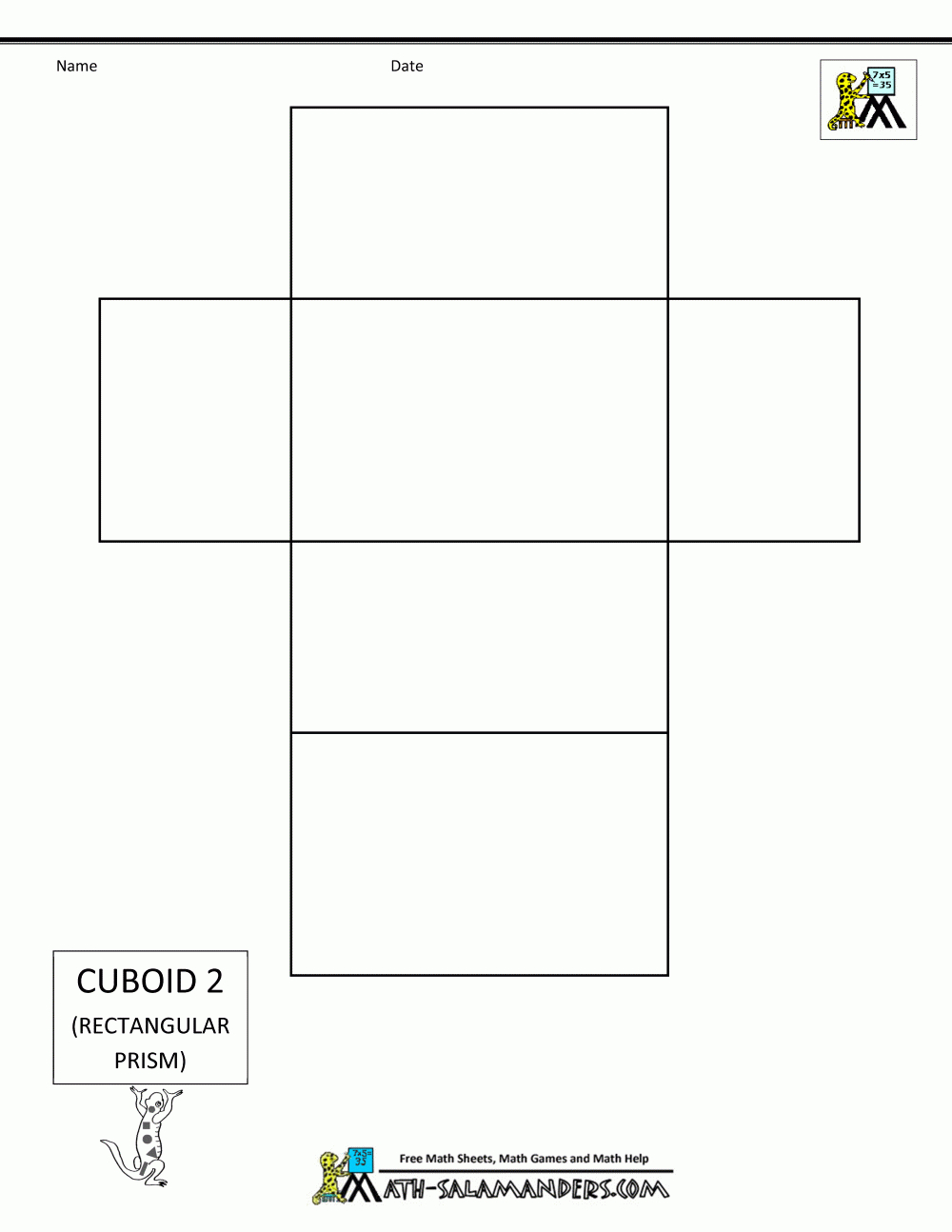 3D Geometric Shapes - Nets regarding Free Printable Nets