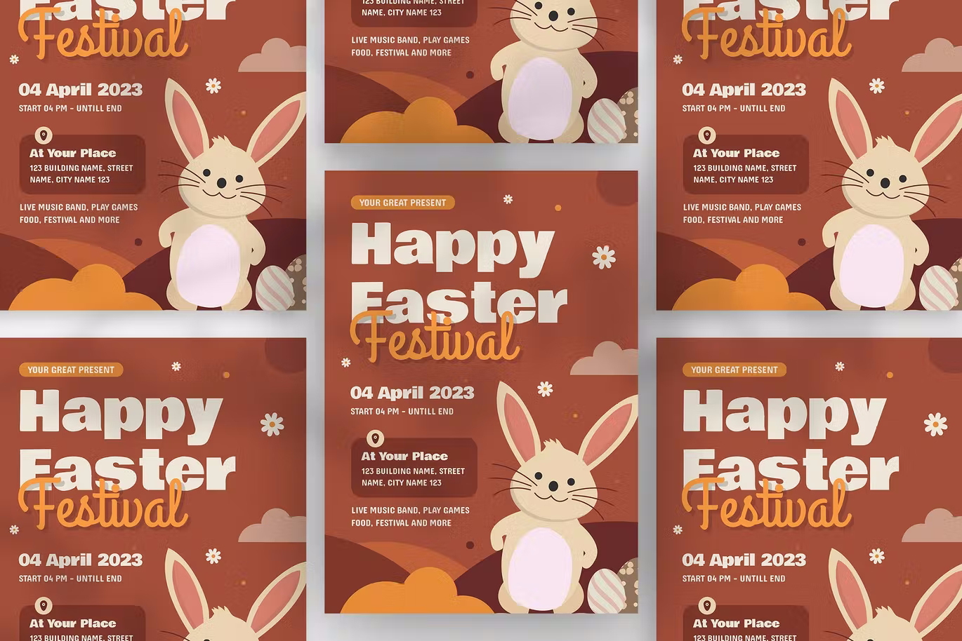 40+Premium &amp;amp; Free Easter Party Flyer Templates In Psd For Holidays intended for Free Easter Templates For Photoshop