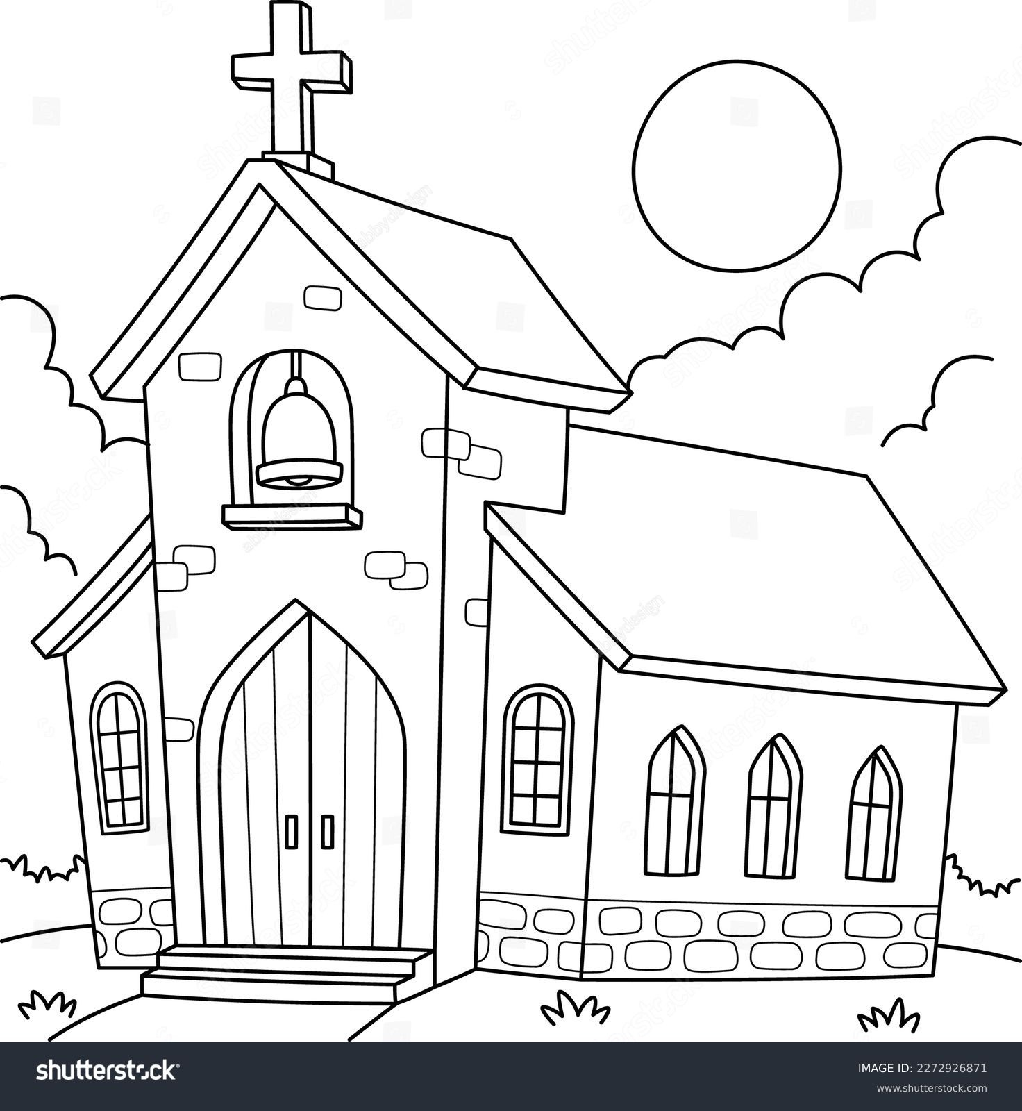 5+ Thousand Church Coloring Page Royalty-Free Images, Stock Photos within Free Printable Church Coloring Pages