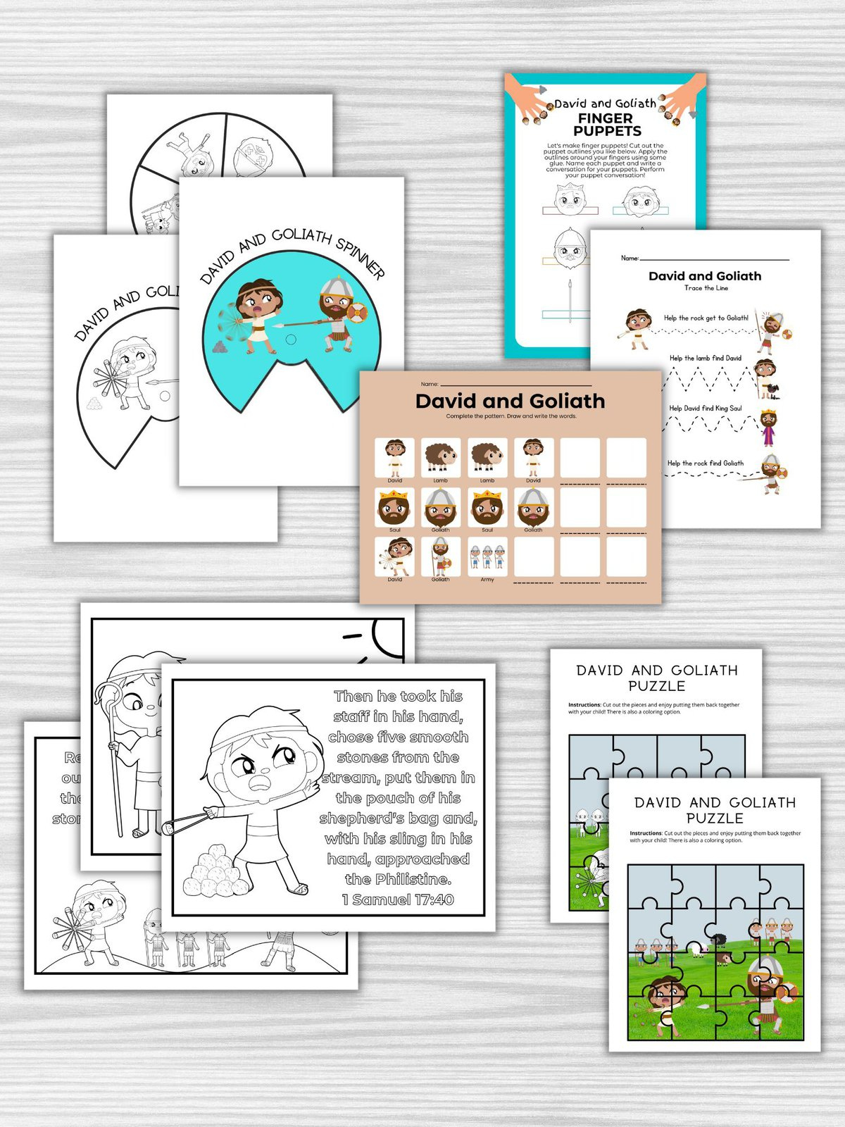 6+ Free Printable David And Goliath Crafts | Healing Home intended for Free Printable David and Goliath Crafts
