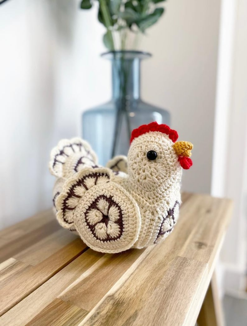 8 Cute Emotional Support Chicken Patterns, Knit And Crochet! intended for Free Printable Emotional Support Chicken Pattern