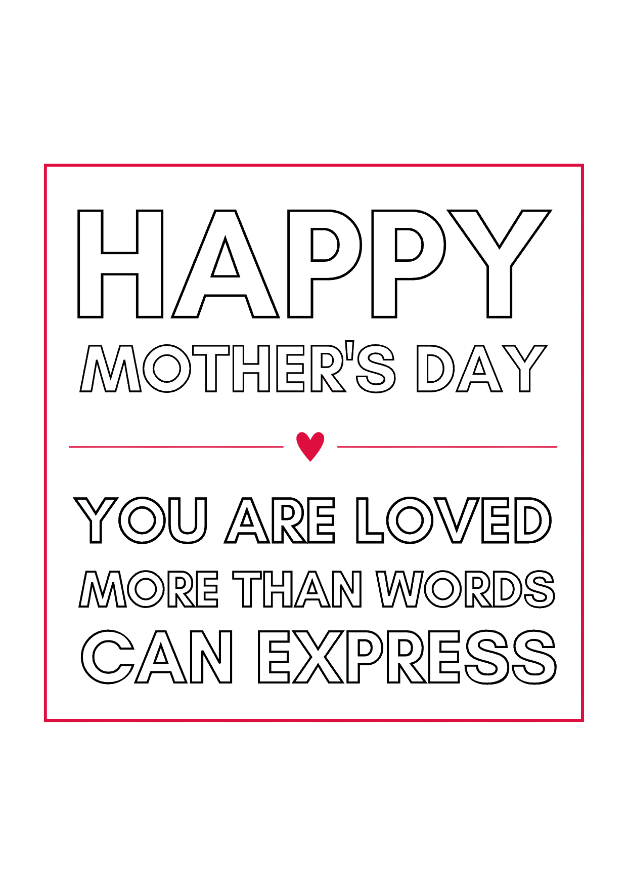 8 Free Printable Mother&amp;#039;S Day Cards To Your Wife - Crazy Laura intended for Free Printable Mothers Day Cards From Husband to Wife