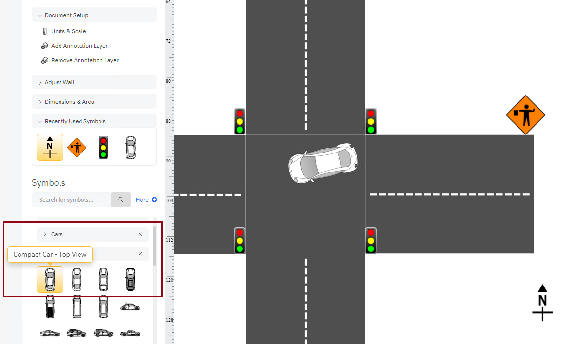 Accident Reconstruction Drawing And Sketch - How To Draw, Examples pertaining to Free Accident Scene Diagram Templates
