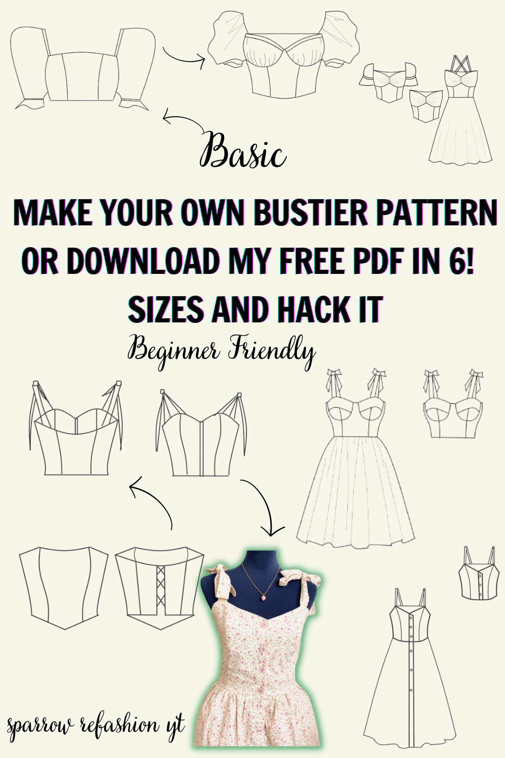 Anielskaaniela: A Blog For Sewing Lovers And Diy Enthusiasts pertaining to Free Printable Bodice Patterns