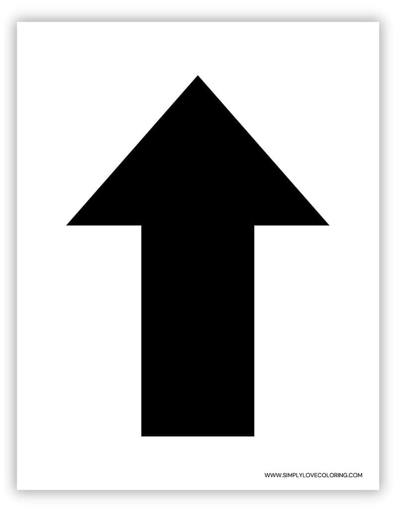 Arrow Signs (Free Pdf Printables) - Simply Love Coloring throughout Free Printable Arrows For Signs