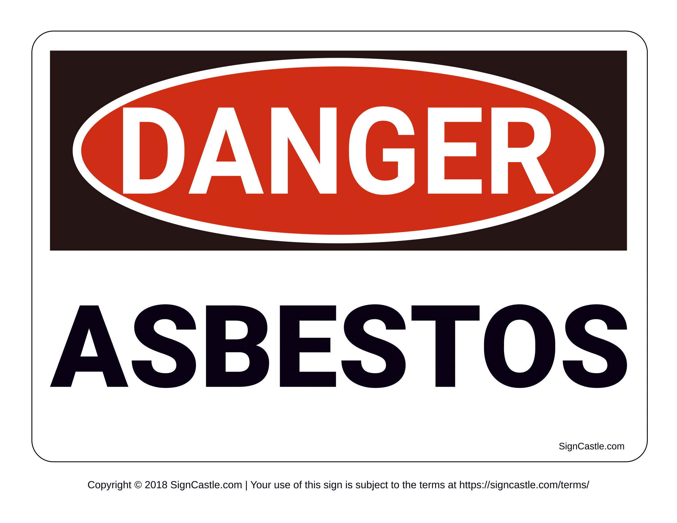 Asbestos Warning Signs | Poster Template pertaining to Free Printable Asbestos Warning Signs