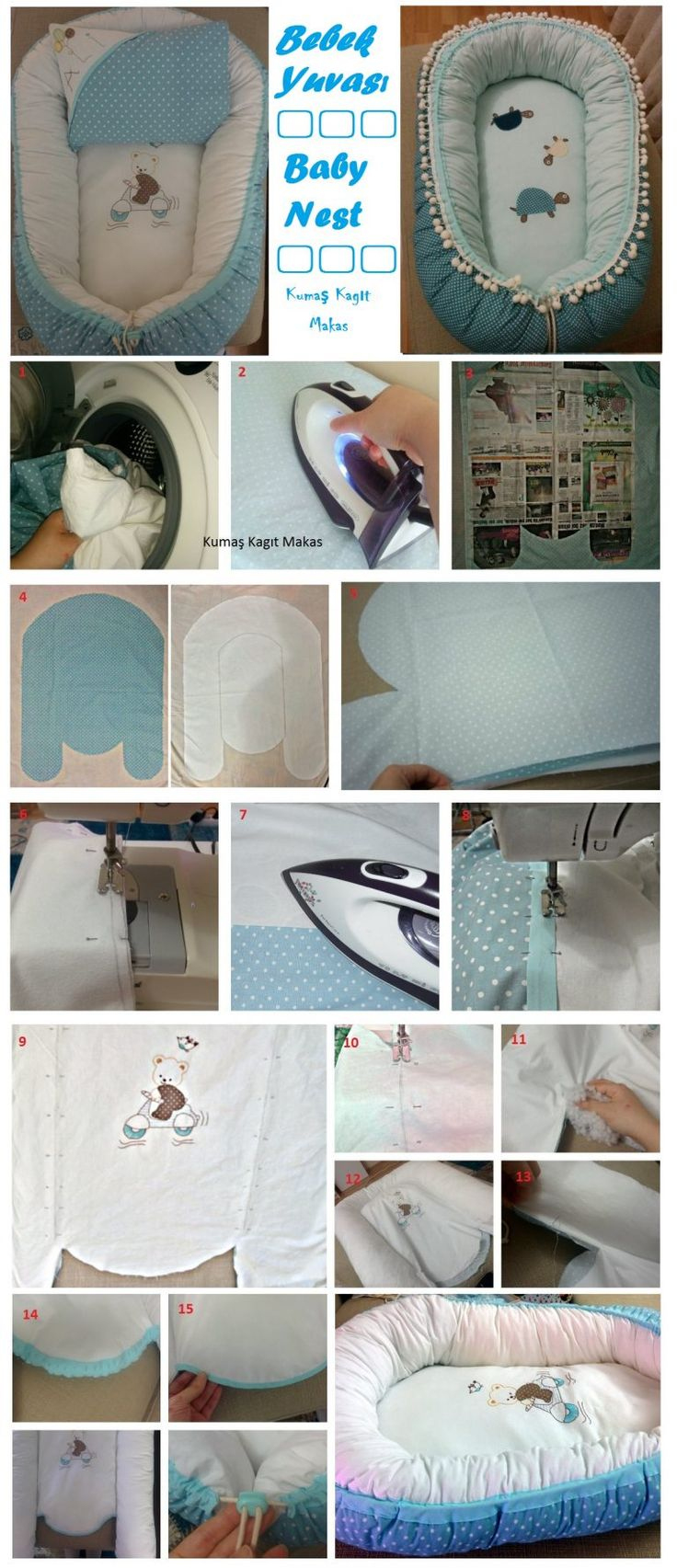 Baby Nest Free Printable Pattern And Simple Tutorial - Hany Crafts pertaining to Free Printable Baby Nest Pattern Pdf