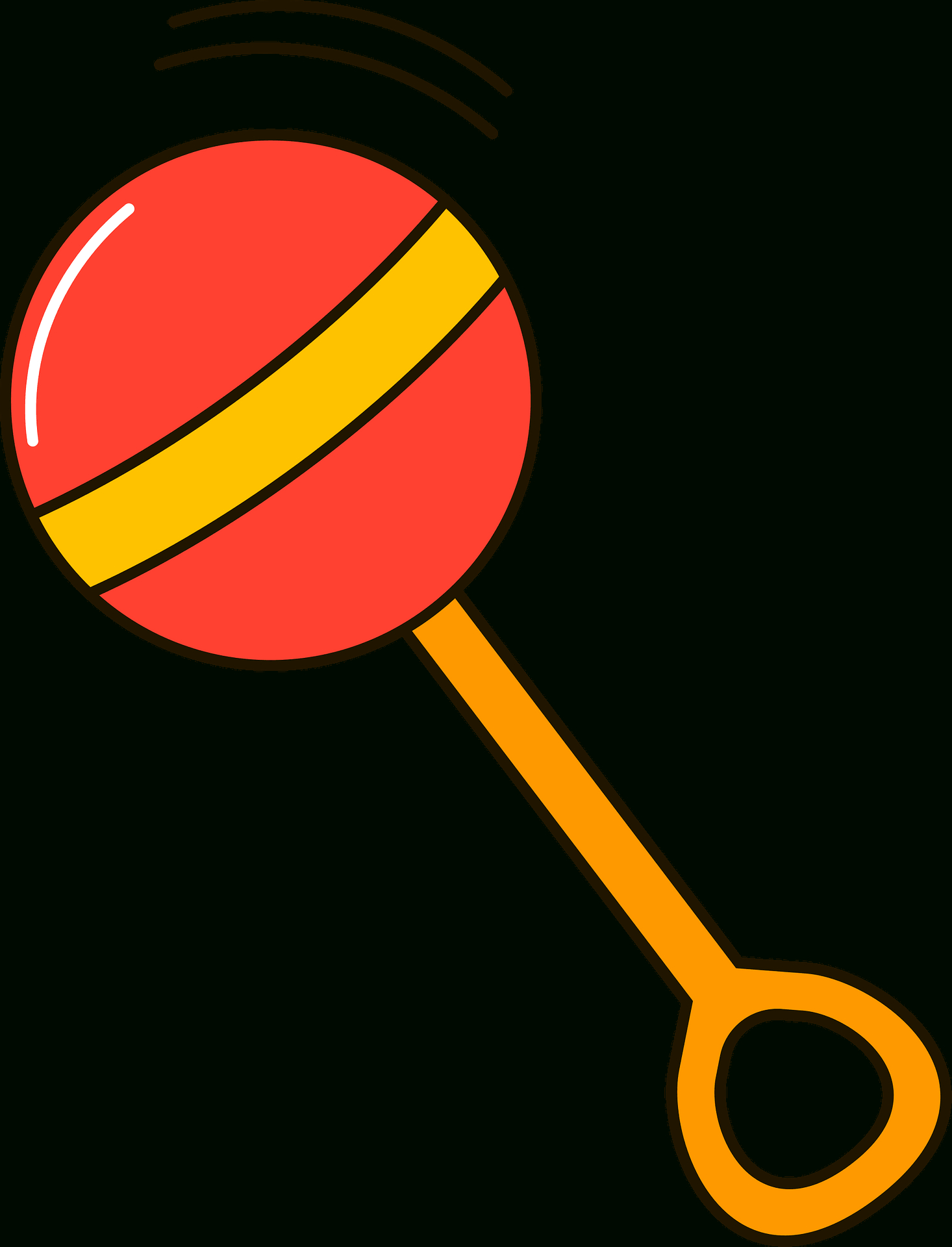 Baby Rattle Png Transparent Image Download, Size: 1466X1920Px within Free Baby Rattle Template