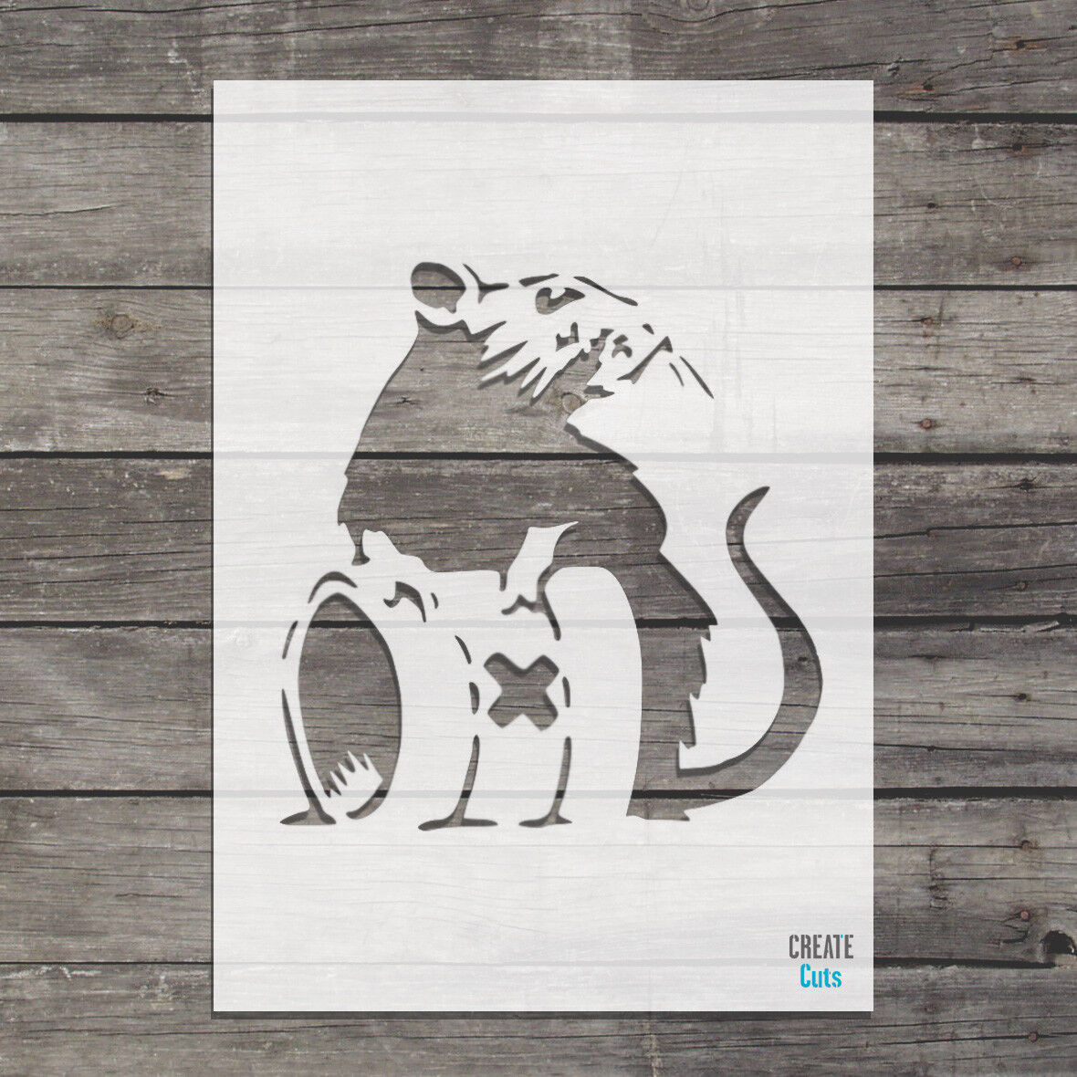 Banksy Giftige Rattenschablone Graffiti Urbane Street Art Vorlage Handwerk Ers within Printable Street Art Stencils