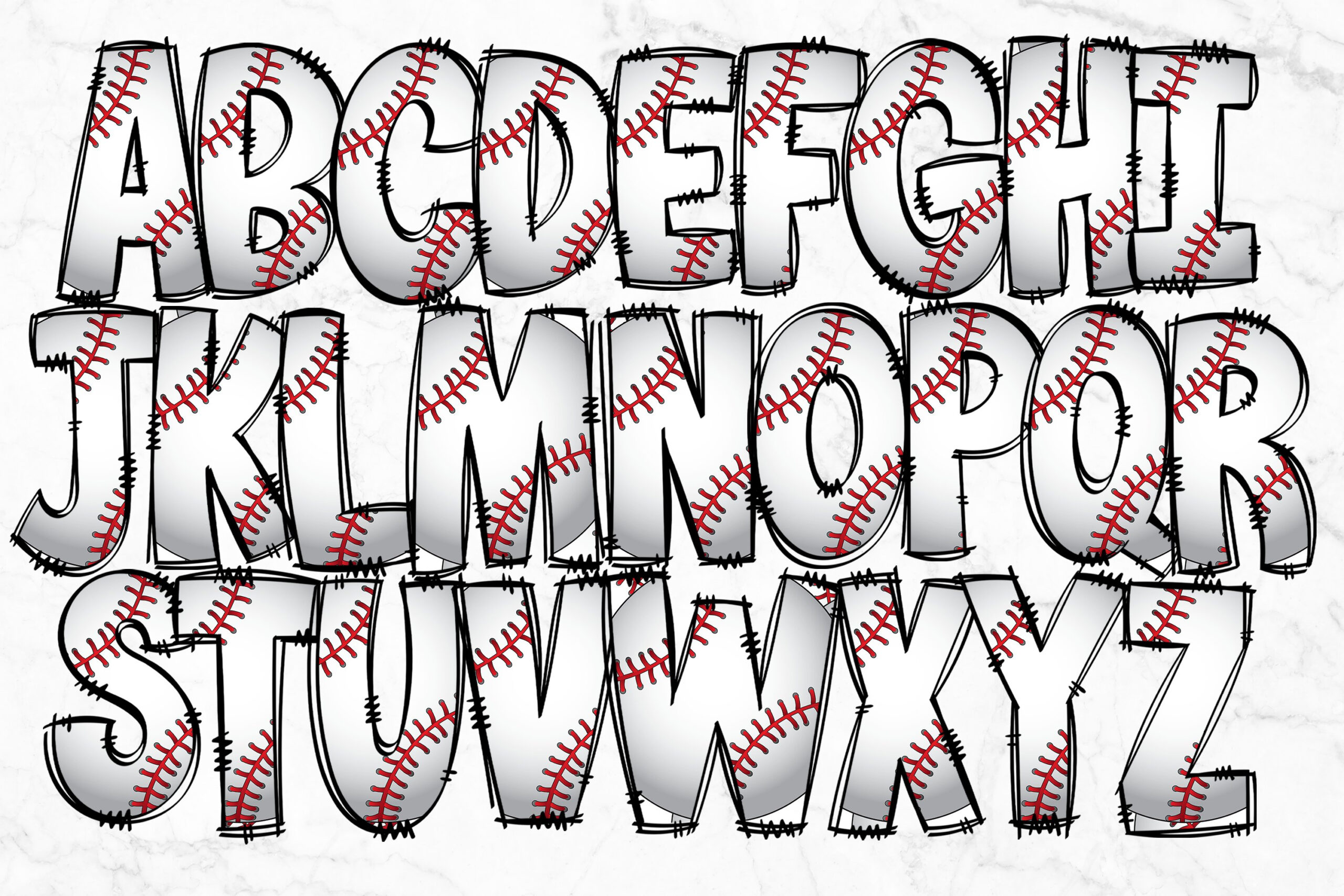 Baseball Alphabet Letters, Baseball Sport Letters, Baseball in Free Printable Baseball Alphabet Letters