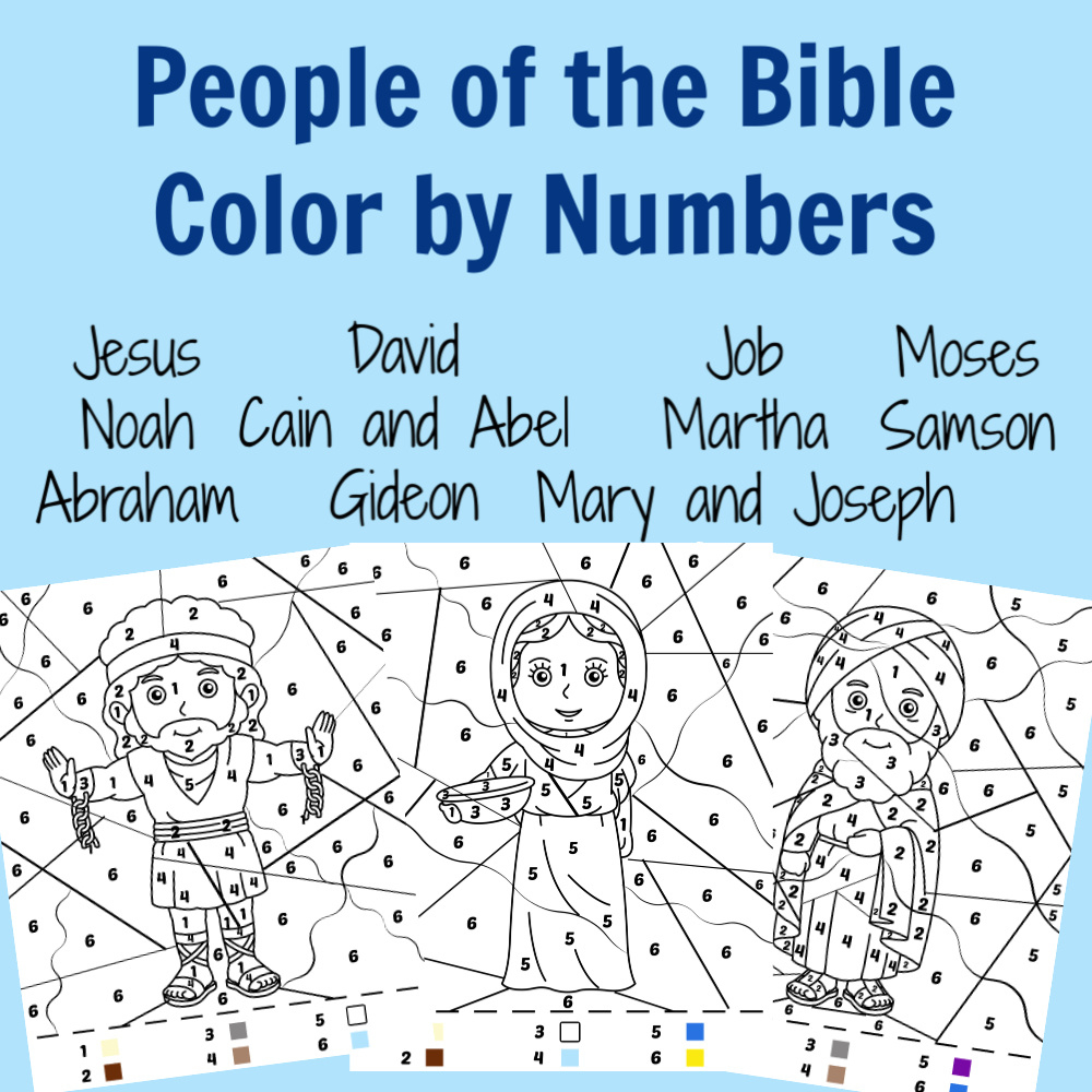 Bible People Printable - The Activity Mom within Free Printable Felt Board Bible Stories