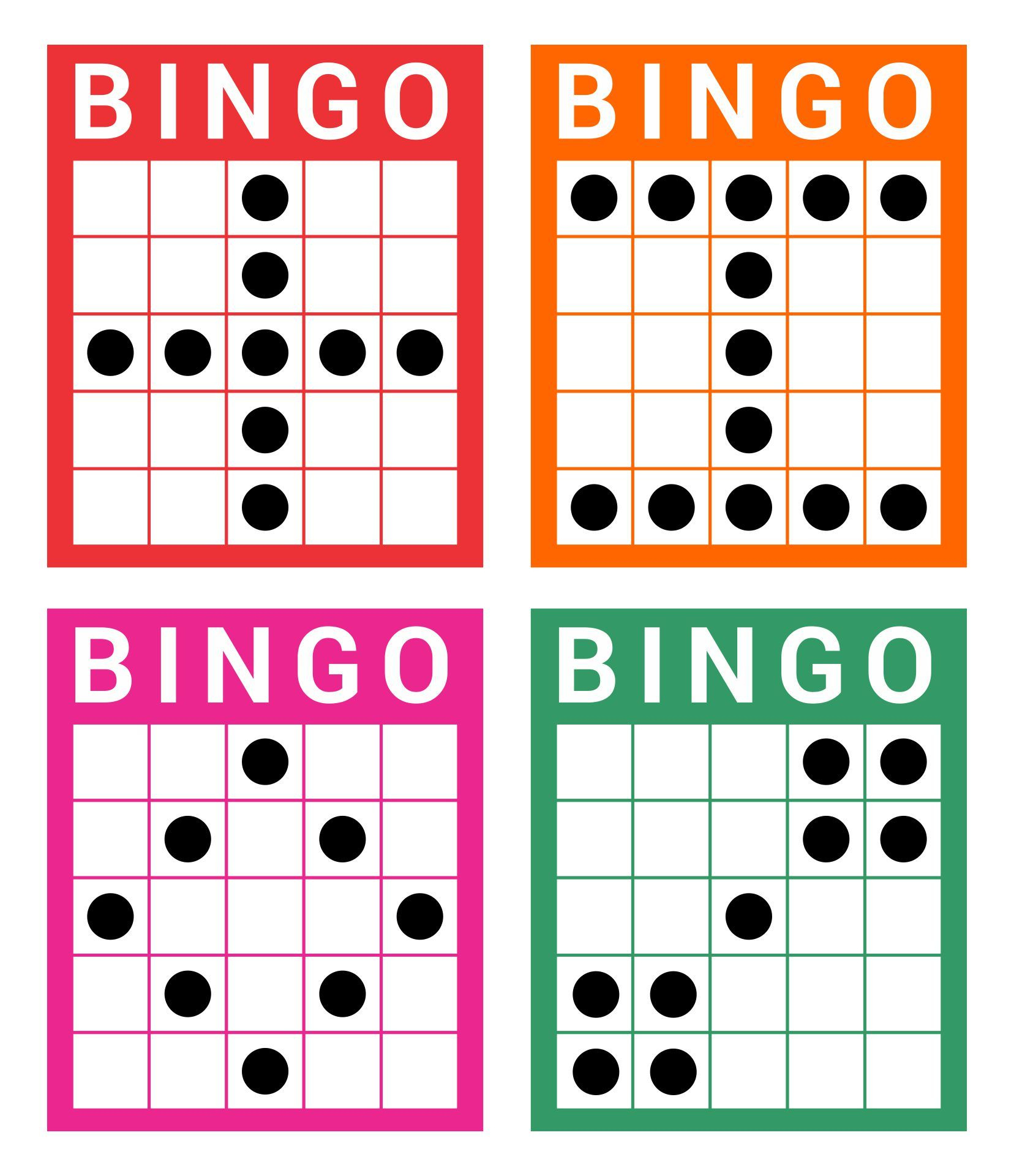 Bingo Pattern Examples - 13 Free Pdf Printables | Printablee regarding Free Printable Bingo Patterns