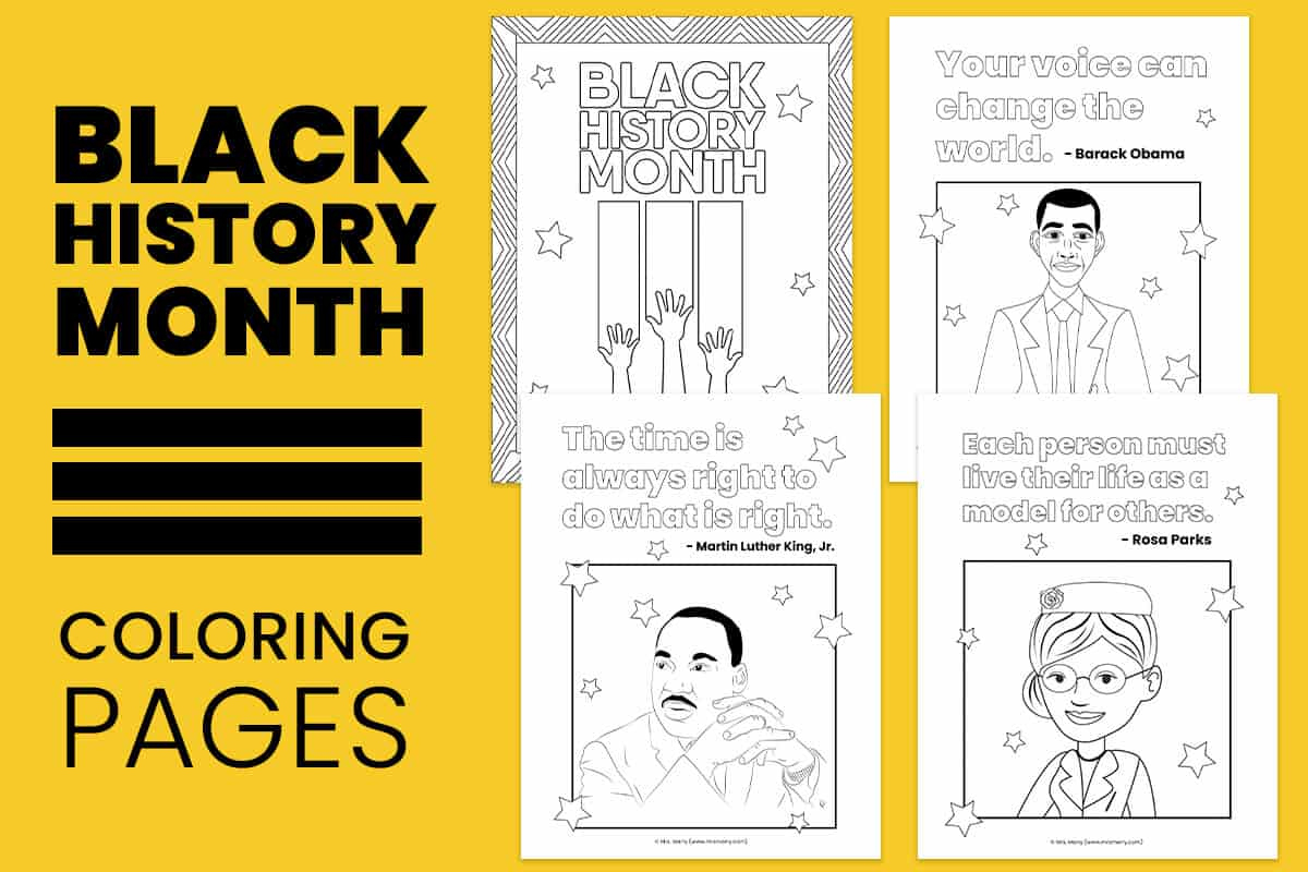 Black History Month Coloring Pages | Free Printables | Mrs. Merry regarding Black History Month Activities Free Printables
