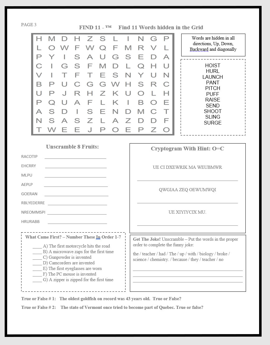 Brain Games Hub – Keep That Brain Popping - Worksheets Library inside Free Printable Crosswords By Timothy Parker
