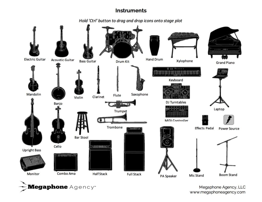 Build A Stage Plot - Indie Gigging pertaining to Free Stage Plot Templates