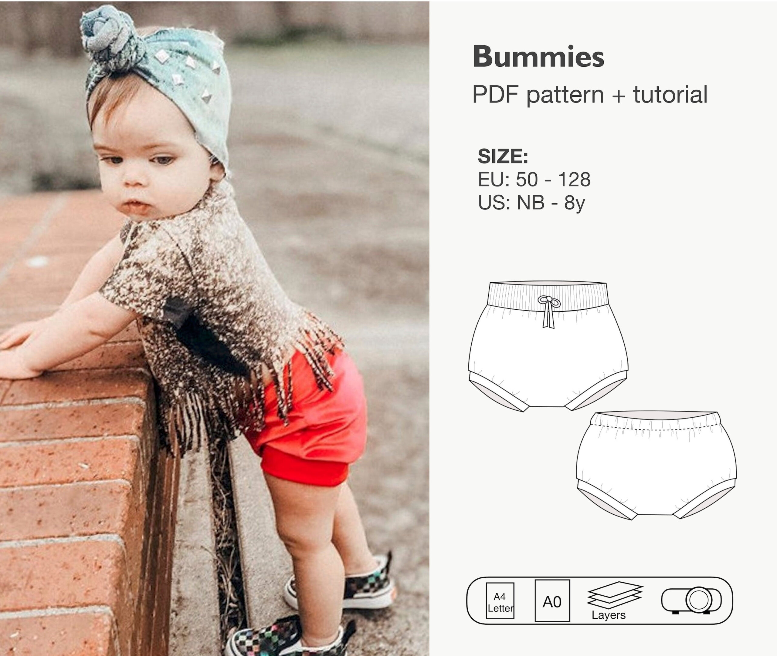Bummies Sewing Pattern pertaining to Free Printable Bummies Pattern