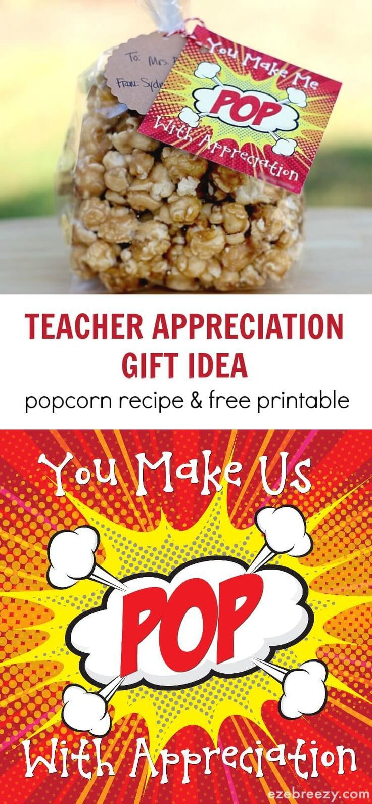 Caramel Popcorn intended for Free Popcorn Teacher Appreciation Printable