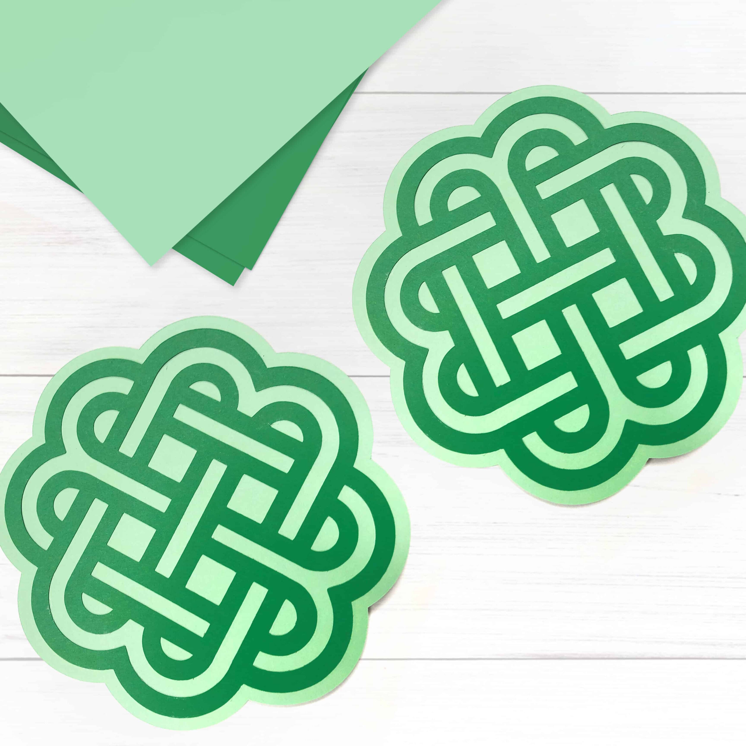Celtic Knot Clover Svg - Free Printable Download within Free Printable Celtic Knot Patterns