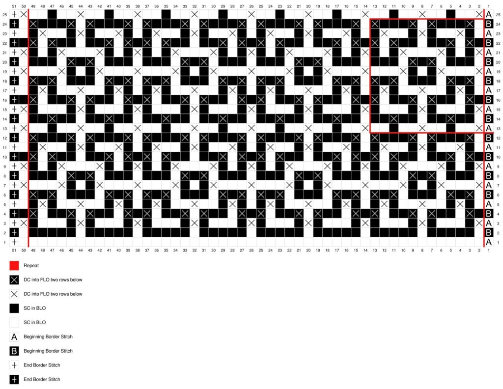 Celtic Knots -Overlay Mosaic Crochet - Free Chart - Juniper And Oakes for Free Printable Celtic Knot Patterns