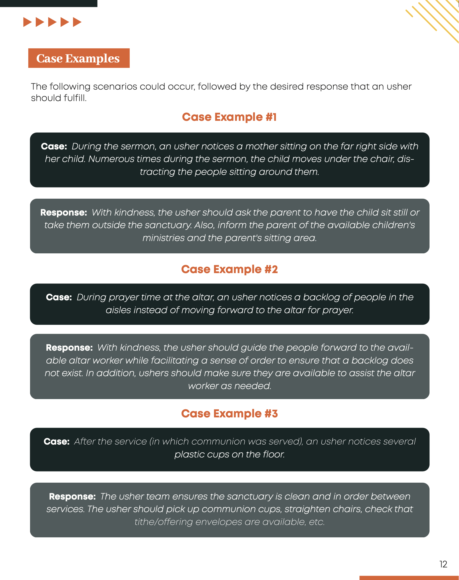 Church Ushers Training Manual (Printable Handbook) | Brighten Idea for Free Printable Church Usher Hand Signals
