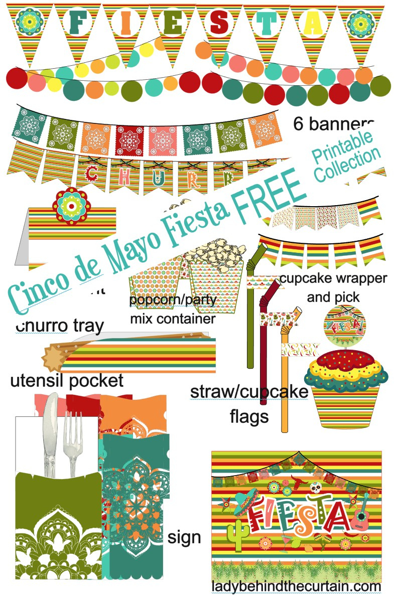 Cinco De Mayo Fiesta Party Free Printable Collection pertaining to Free Printable Cinco De Mayo Birthday Cards