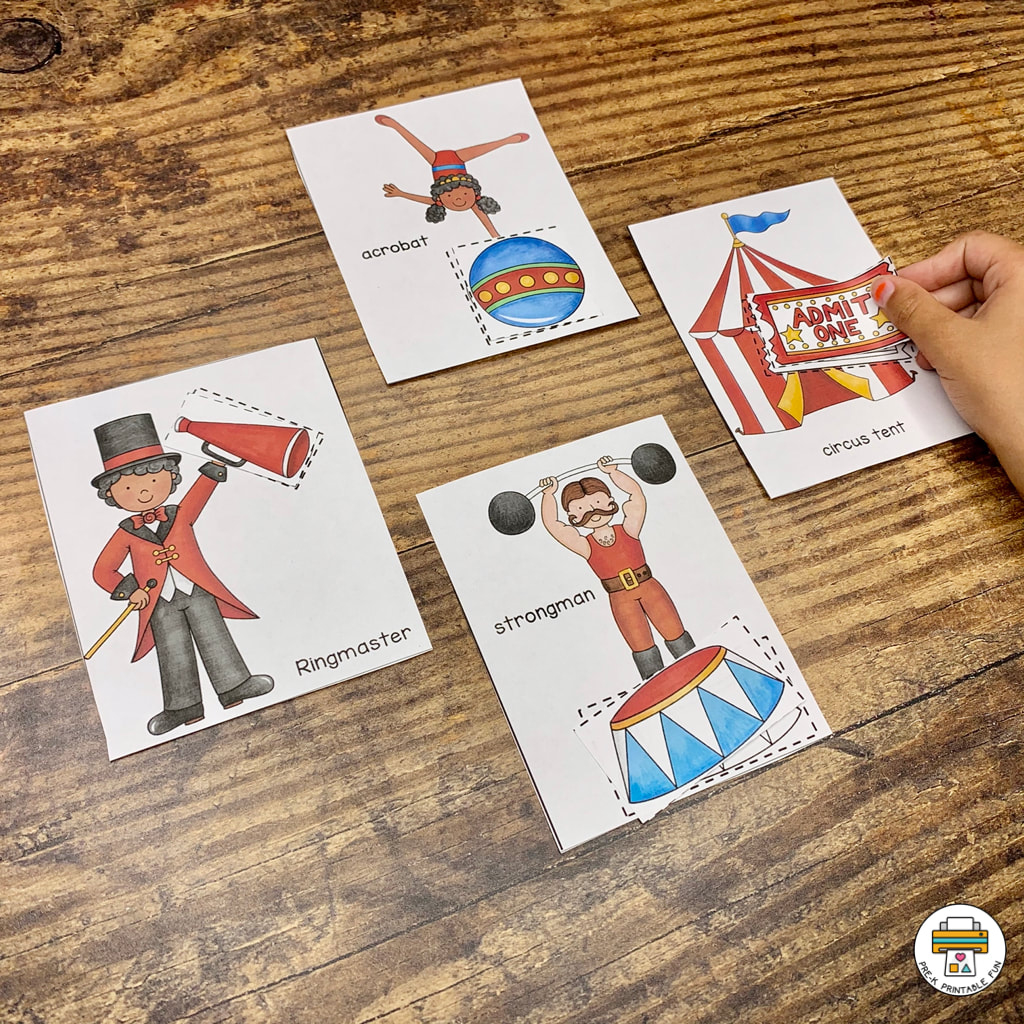 Circus Preschool Activity Pack - Pre-K Printable Fun in Free Printable Circus Activities