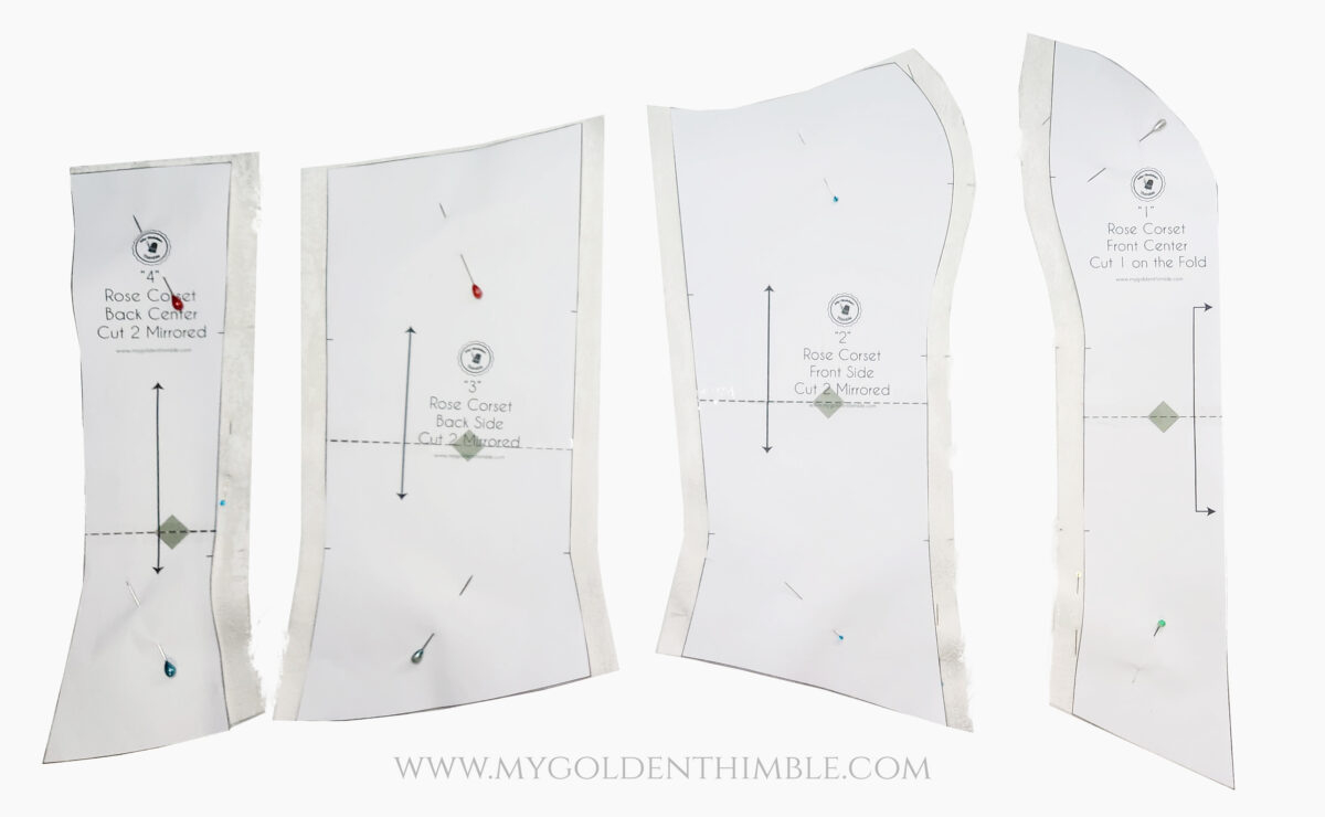 Classic Free Corset Pattern And Tutorial. Pdf Download. for Free Printable Corset Sewing Pattern
