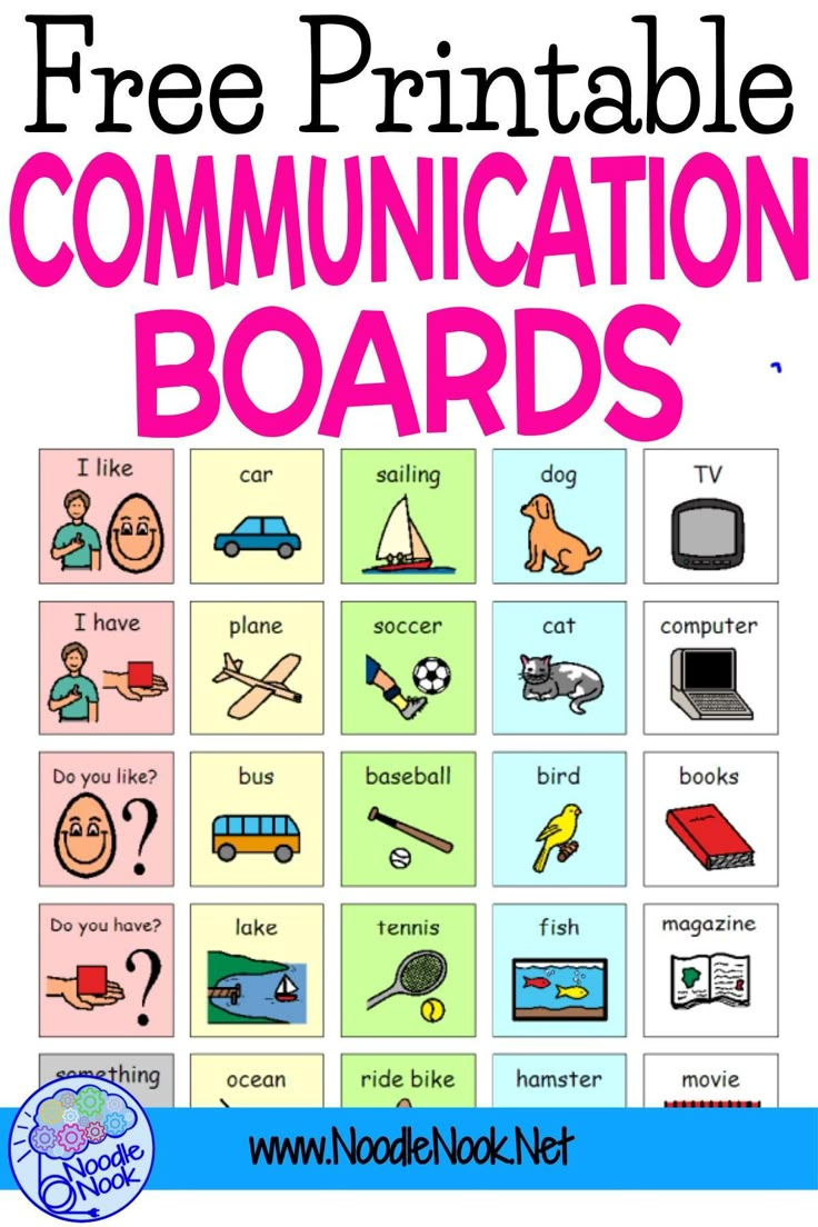 Communication Boards- Printable And Free pertaining to Boardmaker Free Printables