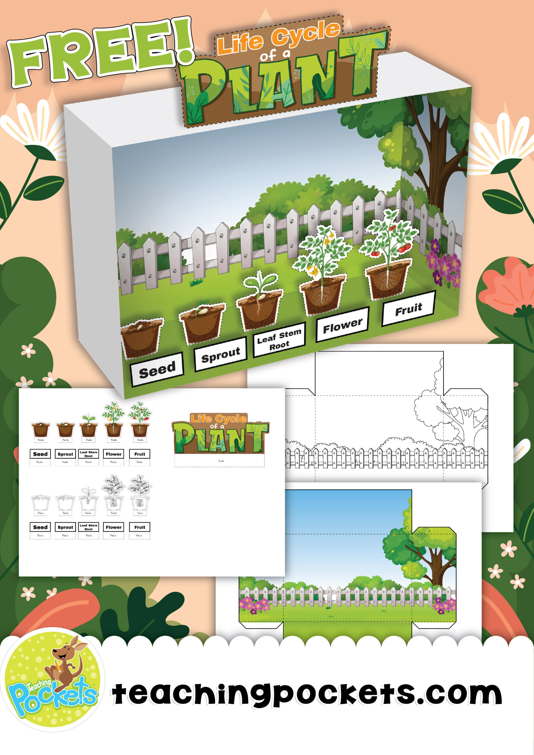 Craft Dioramas Ideas &amp;amp; Printables For Kids – Teaching Pockets throughout Free Printable Dioramas