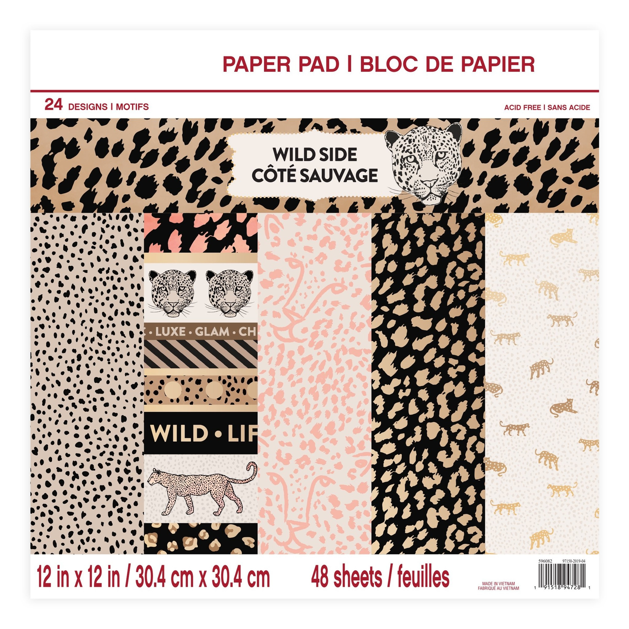 Craft Smith &amp;quot;Wild Side&amp;quot; 12X12&amp;quot; Paper Pad (Mse4314) - Faltkarten inside 12 X 12 Printable Patterns