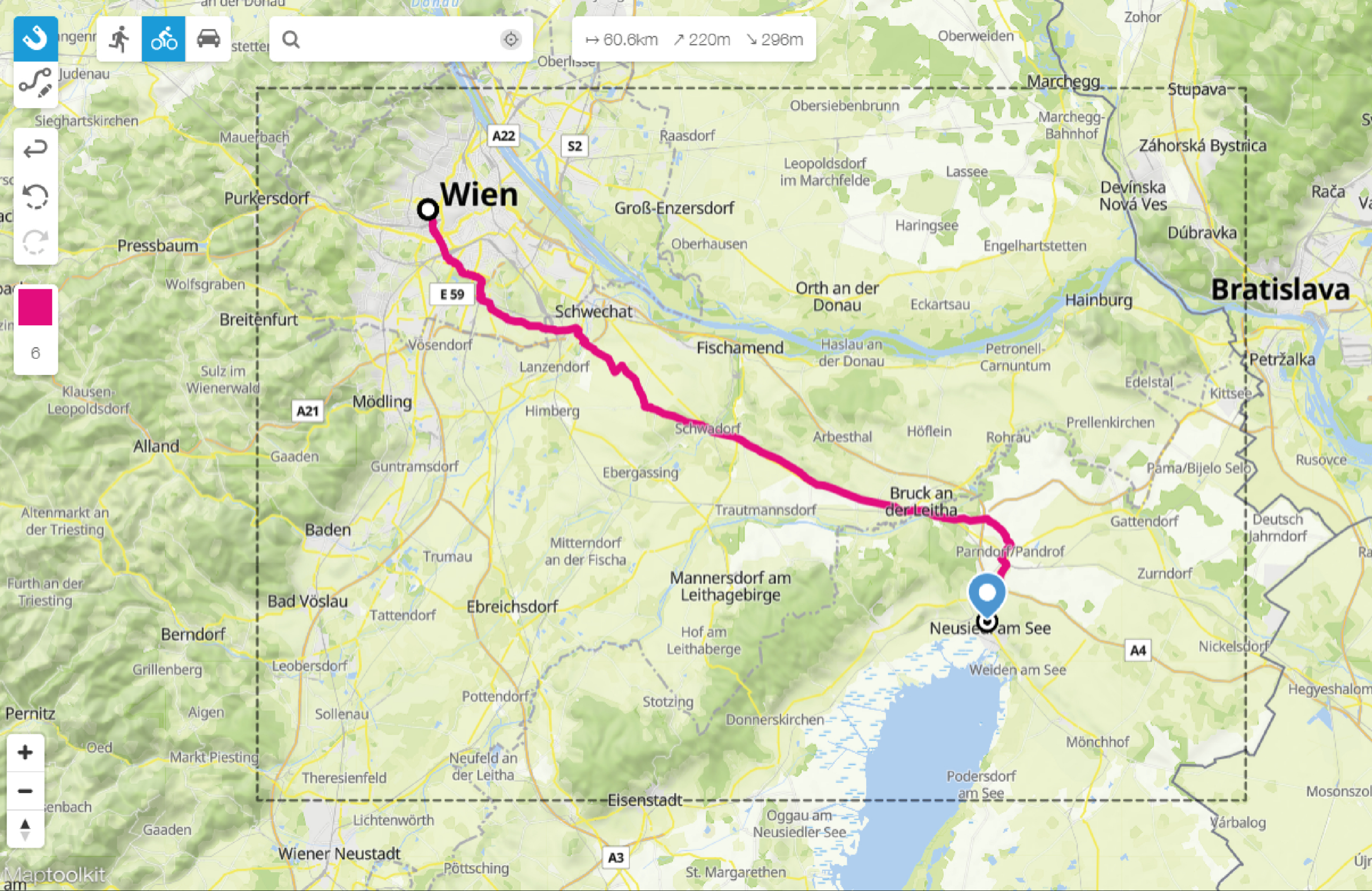 Create A Route Map With The Printmaps Editor for Free Printable Maps and Directions