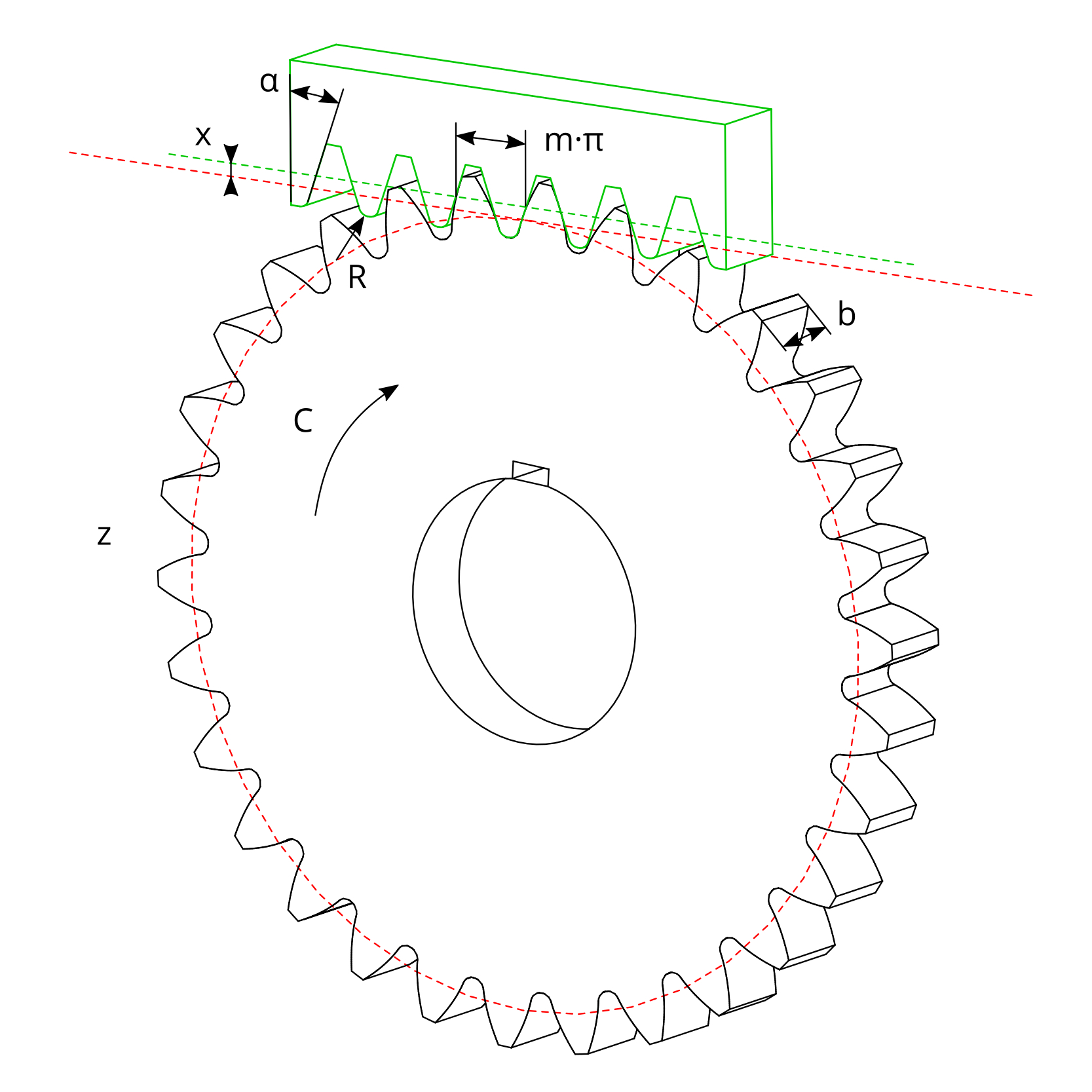 Create A Spur Gear With A Click | Me-Bac pertaining to Gear Template Generator Program Free