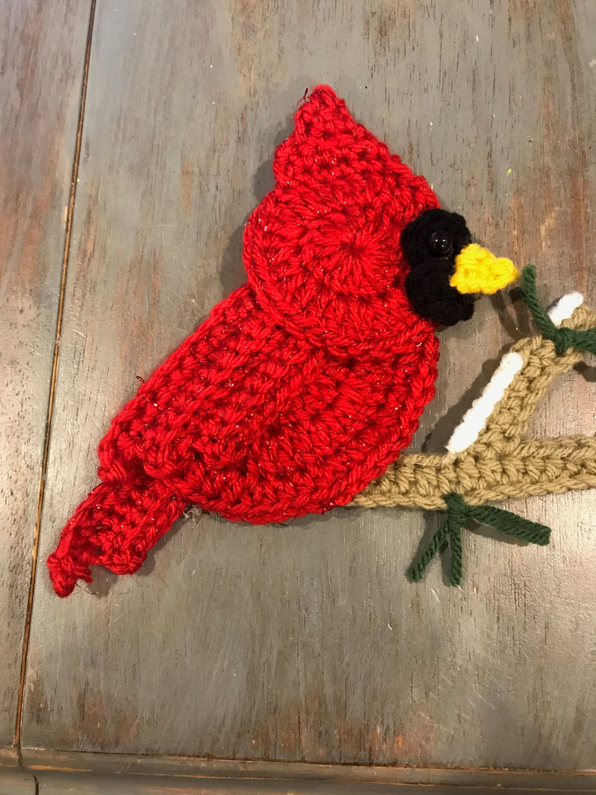 Crochet Pattern - Instant Pdf Download - Cardinal - Crochet inside Free Printable Cardinal Applique Patterns