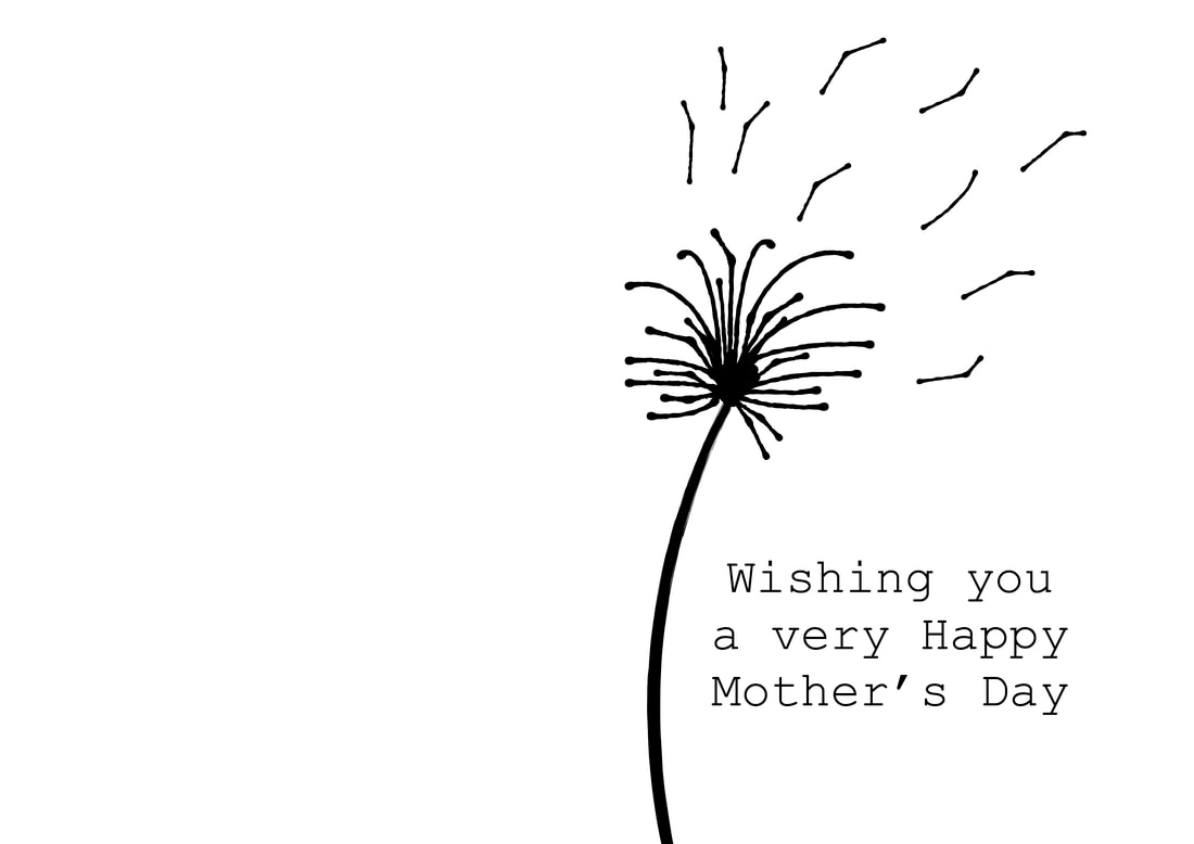 Dandelion Mother&amp;#039;S Day Card inside Free Dandelion Printables