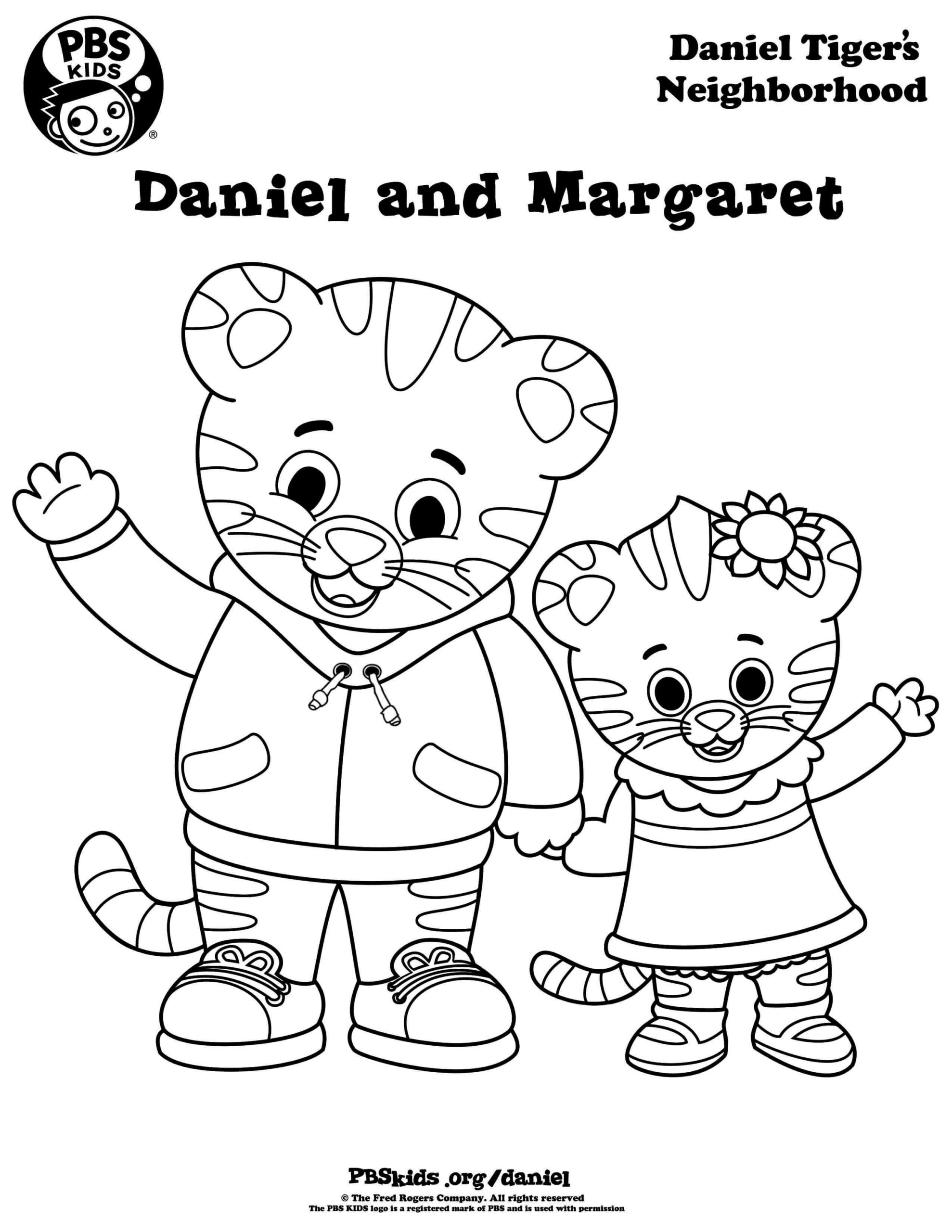 Daniel Tiger Coloring Pages – Printable Coloring Pages. Free inside Daniel Tiger Free Printables