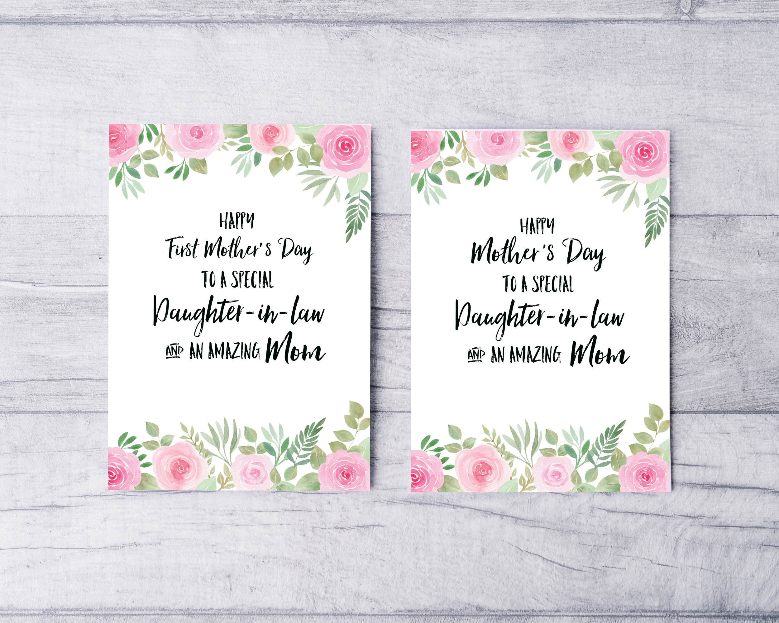 Daughter In Law First Mother&amp;#039;S Day Card, From Mother In Law To regarding Free Printable Mothers Day Cards For Daughter in Law