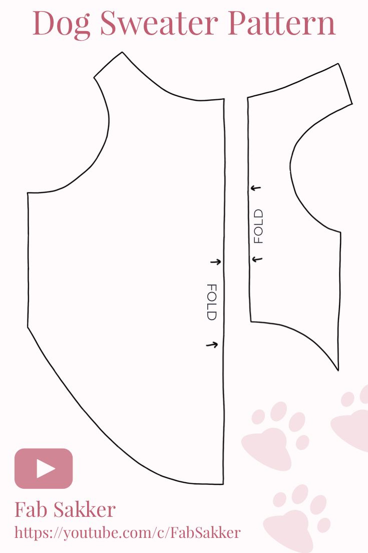 Diy Dog Sweater Tutorial + Free Pattern inside Free Printable Chihuahua Clothes Patterns