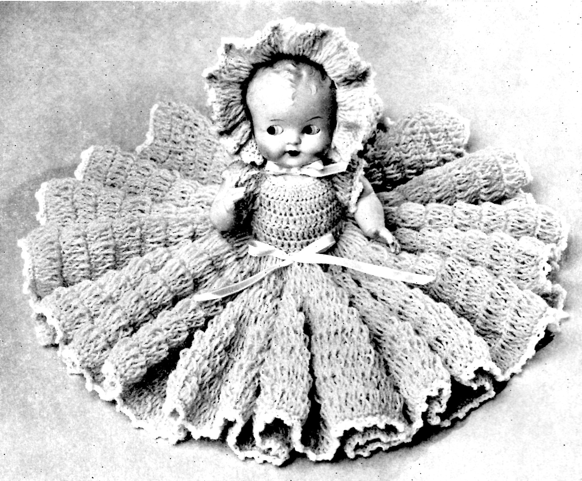 Doreen Doll Pattern 262 Crochet Bed Pillow Doll - Vintage Crafts intended for Free Printable Crochet Bed Doll Patterns