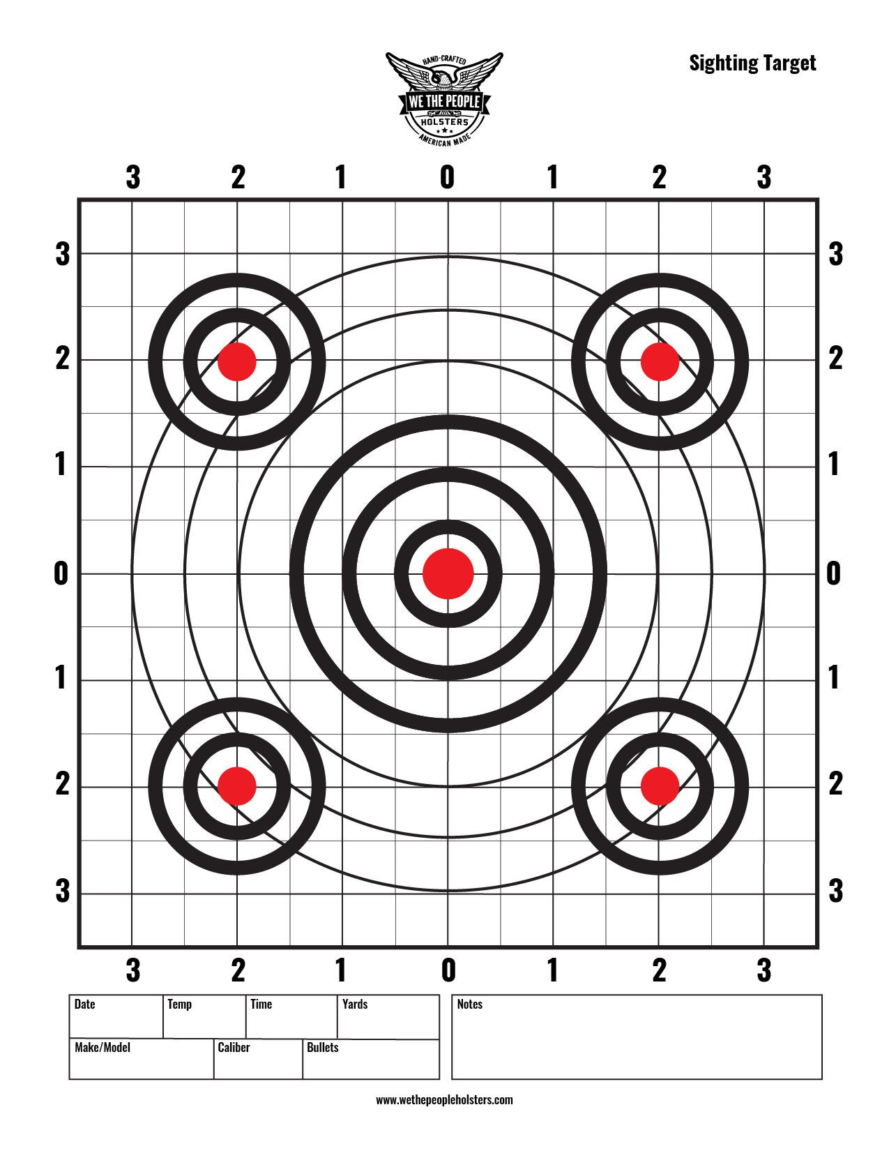 Downloadable Targets | Free Shooting Targets | Printable Targets within Free Printable 22 Rifle Targets