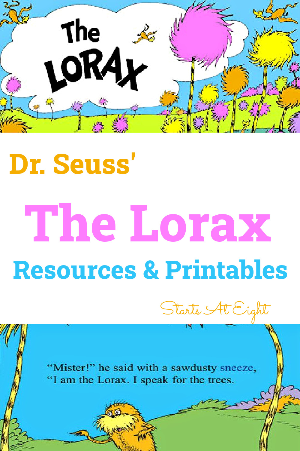 Dr. Seuss&amp;#039; The Lorax Resources &amp;amp; Printables - Startsateight within Free Lorax Printables